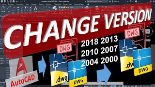 Change version of DWG Autocad File on your Android Phone  Open and save DWG Online  DWG TrueView [upl. by Cimah513]