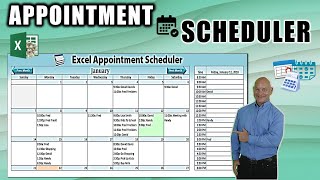 How To Create A Dynamic Appointment Scheduler In Excel Part 1 [upl. by Milstone]