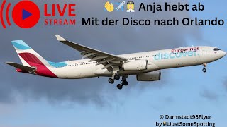 👩🏼‍✈️Anjas A333 Erstflug Discover nach Orlando  Frankfurt Airport Live d98flyer frankfurtairport [upl. by Leunad]