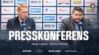 Presskonferens Växjö Lakers  MoDo Hockey [upl. by Nalad]