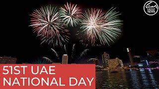 UAE National Day celebrations Fireworks and performances in Dubai [upl. by Amimej]