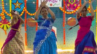 Sankranthi special song viral trending dance sankranti tollywood telugu [upl. by Llednahc]