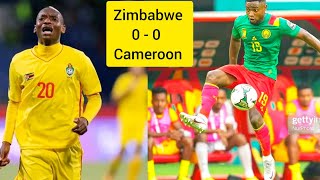 Zimbabwe vs Cameroon 0  0 Highlights [upl. by Artenal]