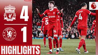 Brilliant Reds Score Four Liverpool 41 Chelsea  HIGHLIGHTS [upl. by Carling]