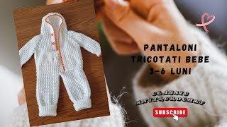 Pantaloni Tricotati Bebe 36 Luni [upl. by Ennaitsirk579]