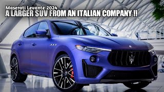 Maserati Levante 2024 Competing Fiercely in a Segment that is far from the first time it entered [upl. by Enrobyalc]