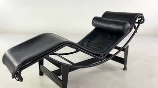 Le Corbusier Mid Century LC4 Chaise Lounge Chair [upl. by Hellah]