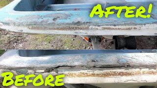 How to Fix Fiberglass Delamination  Boston Whaler 13 Restoration Part 2 [upl. by Deland]