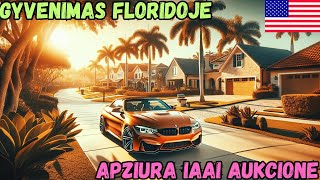 Musu gyvenimas Floridoje  Pasiimineju BMW IAAI aukcione aplankau IAAI West Palm Beach [upl. by Oniram367]