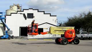 2011 JLG 450A Articulated Boom Lift  AF Export Equipment [upl. by Erodasi401]