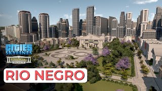 Llegó el DISTRITO FINANCIERO a la ciudad 🏢 NUEVO DLC  Rio Negro  Cities Skylines [upl. by Natanoy]