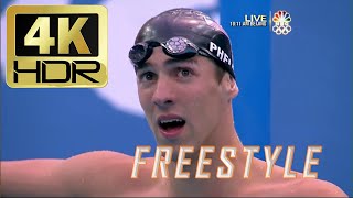 4K 60FPS HDR  Michael Phelps  200m Freestyle World Record  2008 Beijing Olympics [upl. by Llertram]