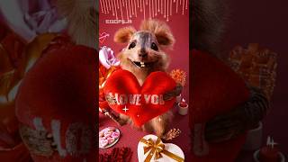 Happy Valentines Day my Lowve 🫶🐿🩷 squirrel egofilm [upl. by Annoit18]