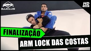 JiuJItsu  Arm Lock das Costas  Nivaldo Oliveira  BJJCLUB [upl. by Acimak32]