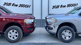 HD Truck Comparison Ram 2500 vs Ram 3500 [upl. by Demetri713]