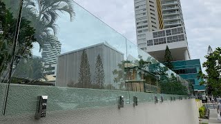 Face mount smarter spigot  Glass balustrade installation Gold Coast [upl. by Zobkiw94]