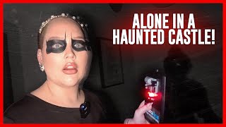 Doing My Makeup ALONE in a HAUNTED CASTLE  NikkieTutorials [upl. by Terri370]