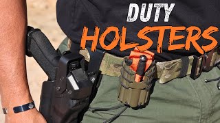 Best Duty Holsters For Military And Police [upl. by Apur]