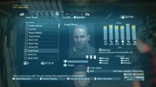 MGSV TPP  Changing Soldiers to S Rank Updated [upl. by Elumas371]