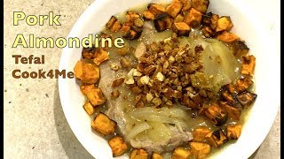 Pork Almondine Tefal Cook4Me cheekyricho cooking video recipe ep1234 [upl. by Eisset]