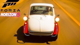 Forza Horizon 5  BMW ISETTA 300 EXPORT 1957  MAX TOP SPEED  Review [upl. by Aniral]