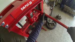 Hydraulic press 30 ton  Yato YT55582 ClaudeGarage [upl. by Ociredef]