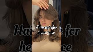 hairstyle for heartface✨aesthetic fyp yt [upl. by Leunamnauj639]