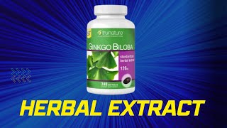 Trunature Ginkgo Biloba Herbal Extract [upl. by Tobye]