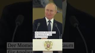 Wladimir Putin wartet auf Applaus und niemand klatscht Diplomaten blamieren russischen Präsident [upl. by Yelwah59]