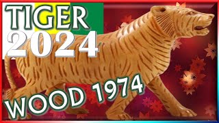 Tiger Horoscope 2024  Wood Tiger 1974  January 23 1974 to February 10 1975 [upl. by Penland114]