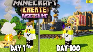 I Survive 100 Days in Create Mod Minecraft Hardcore [upl. by Herson]