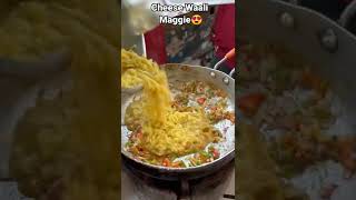 Cheese 🧀 Maggie Indian street food  street food shorts shorts maggie [upl. by Haianeb]