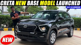 Creta New Base Model 2023 Updated  Walkaround with On Road Price  Hyundai Creta 2023 [upl. by Margret678]