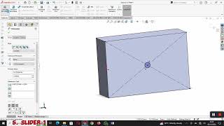 5 Slider Mechanical Mechanism 10 AmodejCAD Tutorial [upl. by Atsiuqal]