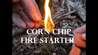 Corn Chip Fire Starter [upl. by Etnuhs]