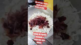 🔴comida Salada enfeitada do repolho incluindo a beterraba vejam isso [upl. by Einnim]