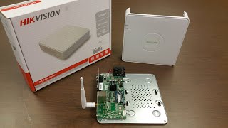 Hikvision DS7104NISLW Embedded Mini WiFi NVR unboxing by Intellibeamcom [upl. by Ansel310]