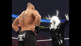 Live WWE Match Brock Lesnar Vs Satan  WWE Raw Night Fight 1 [upl. by Garnet151]