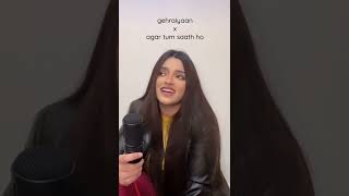 Gehraiyaan x Agar Tum Sath Ho Mashup One beat 2 songs  Female Cover  Deepika Padukone mashup [upl. by Katzman]