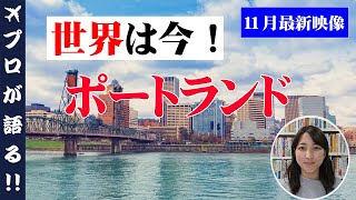 【世界は今！】11月最新！ポートランドアメリカ・オレゴン州の様子を現地映像にてご覧ください！世界の最新状況をご自宅にお届けします。 [upl. by Akiehsat]