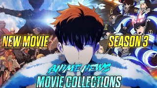 😱FIRE FORCE SEASON 3 IS CONFIRMED SOLOLEVELING NEW MOVIE COLLECTION REVEAL ATTACK ON TITAN NEW MOVIE [upl. by Thatcher]