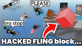 I Flung All Players in Natural Disaster Survival Roblox Exploit Trolling [upl. by Ynohta]