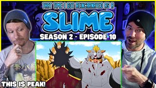 DEAR SWEET VENGEANCE  That Time I Got Reincarnated As A Slime  Episode 10  Season 2  REACTION [upl. by Annawt]