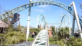 Colossus Front Row HD POV Thorpe Park [upl. by Ytsihc]