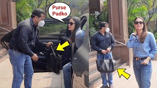 Kareena Kapoor Bodyguard Holding Her Purse [upl. by Alorac57]