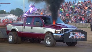 Diesel Truck pulls Greentown Indiana July 17th 2020 Indiana Pulling League Truck pull 2020 [upl. by Koh]