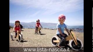 Triciclo design per bimbi  Bicicletta di design per bambini dalla Nuova Zelanda by LISTA NASCITA [upl. by Antin]