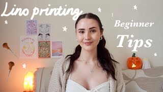 Beginner Lino Printing Tips [upl. by Ally]