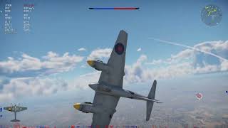 De Havilland Hornet  Jet killer War Thunder gameplay [upl. by Odirfliw]