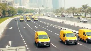 Qatar Post Cars amp Bikes Convoy [upl. by Armington]